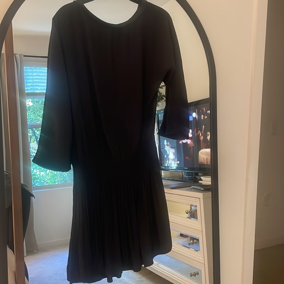 Splendid Black Silk Mini Pleated Dress Small NWOT - Picture 8 of 13